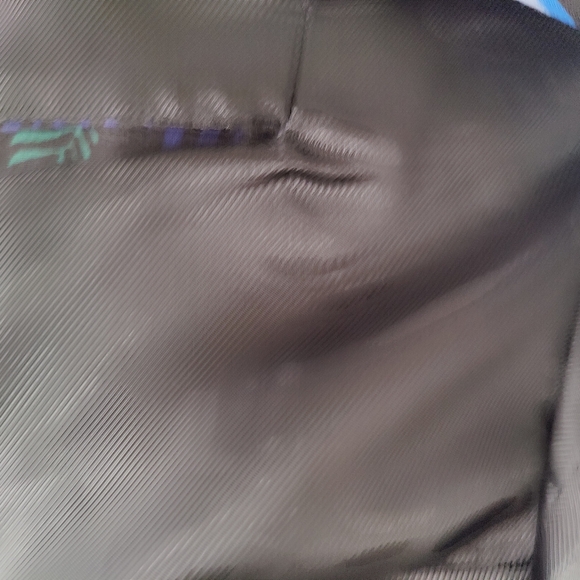 Banana Republic Black Blazer with Blue Floral Design - Picture 4 of 7